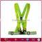 hi vis reflective safety vests / dark green led reflective vest for safety