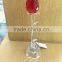 Crystal Flower With Led Light Base for Wedding Souvenir or Gift