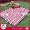 Handbag style 100% cotton waterproof outdoor picnic blanket