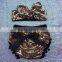 Black sequin baby diaper cover sequin shorts with headband