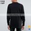Wholesale cheap black sweatshirt blank new design sweatshirt crewneck