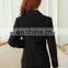 China Factory Black Blazer and Pants Suit for Elegant Women Office Suit