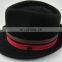 Black fedora trilby hat with grosgrain band