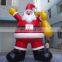 Wholesale Christmas Decorations Inflatable Santa Holding Xmas Gifts Holiday Decoration