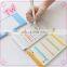 New arrival guangzhou advertisement stationery Promotional Eco friendly paper Writing letter shape sticky note cube for student