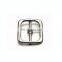 Mass Supply Superior Quality Adjustable Buckle Rectangle Leather Women'S Silver Belt Buckles