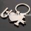 New Couple I LOVE YOU Keyring , Metal Heart Couple Keychain , Lover Romantic Creative Key Chain
