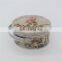 New style empty cute small flat round cookie tin box can with handle