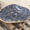 River Stone Bath SInk Fantasy Blue Marble Mosaic Wash Basin