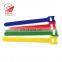 Custom hook loop management straps print logo nylon colorful