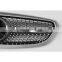 front diamond silver grill 2015- 2018 for mercedes benz C class w205 amg