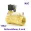 GPX-50 2 way Pilot Diaphragm Brass 24v 12v dc 220v pneumatic normally closed electric 2 inch water Solenoid Valve 50mm PX-50 NBR