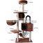 High-end Multi-functional Cat tree house Cat Climbing Frame Cat Tower With Sisal Posts