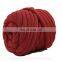 Chunky Braid Yarn cotton yarn machine washable for armknitting for knot pillow