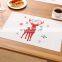 restaurant table mats felt dining christmas