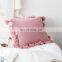 i@home Ins Nordic Style  Pillow Cushion Cover  with Tassel Knitted Solid Color Stuffed Kid Adult Bedroom Decoration