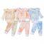 Flutter Sleeve Girls Romper And Pant Little Girl Outfit Sets Tie Dye Outfits