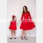 2019 NEW BOW Family mom and daughter matching dresses mom and me clothing (this link for girls,1-8years)