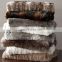 100% polyester High Quality Warm Large Fur Throw Blankets Soft Faux Fur Blanket