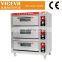 Stainless steel smart control  baking oven double deck  bakery gas bread oven