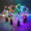 2M 20 LEDS Wine Bottle Lights With Cork Built In Battery LED Cork Shape Silver Copper Wire Colorful Fairy Mini String Lights