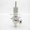 Tri Clamp Stainless Steel Pressure Overflow Valve Sanitary Safety Valve