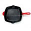 10 Inch Square Enamel Cast Iron Grill Pan      Bakeware Supplier      Square cookware set wholesale