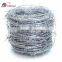 Silver Barbed Wire Coil Iron Wire Galvanized for Isolation Protection