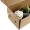Kraft Folding Mailer Boxes Brown Corrugated Paper Corrugated Board box for flower packing