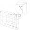 Wall Mount Clear Acrylic 12 Compartment Organizer Toy Display Rack