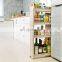 Wholesale amazon best sell products multilayer bedside  plastic corner storage kitchen rack shelf organizer kitchen racks