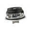 Aluminum Billet Fuel Cell Cap, Silver Black Surge Tank Cap