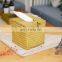 Renel Custom Eco-friendly Palm Leaf Woven Home Paper Container Holder Square Tissue Box