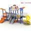 Kindergarten Amusement Park Dinosaur Series Kids Outdoor Playground Equipment with Swing