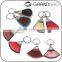 exotic skin fashion key chain special ostrich skin key ring new gift item leather key ring