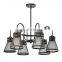 Hot Sell Movable Arms 6 Lights Indoor Home Hotel Room Loft Retro Vintage Metal Ceiling Light