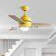 Nordic Ceiling Fan With Lamp Dining Room Children'S Room Ceiling Fan Lamp Home Decor Modern Fans Cooling Air