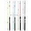 travel fishing rod set 1.8m 2.1m 2.4m 2.7m two sections 2.7m metal fishing rods