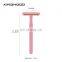 Reusable Metal Facial Safety Razor And Razor Holder Shaving Set For Women