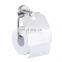 Wall Mount Toilet Paper Holder Stainless Steel Bathroom Tissue Holder with Mobile Phone Storage Shelf