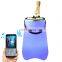 color changing wireless led speaker USB Charger rechargeable cordless Portable plastic music speaker with led lighting