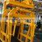 Forklift overhead concrete block clamp