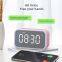 Desk HD Mirror LCD Digital Screen Mini Domestic Home Speakers Portable Alarm Wireless BT Clock Speaker