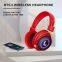 RGB Flash Light Mode Headset Wireless Bulutooth Headphones Super Bass Stereo Earphone