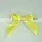 Pull Bow for Bottle Neck/Decorated gift box with wrap pull bows/Pre-Tied Satin Bows with Gold Twist Tie /Tag Tie Bow