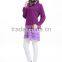 Fashion high quality Islamic girl's top casual chiffon shirt long sleeve blouses tops plus size B047