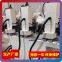 Multi head drilling machine with three adjustable heads, aluminum and wood drilling equipment