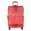 4 wheels factory price big capacity nylon trolley luggage