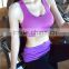 (OEM/ODM Factory)multicolor womens gym clothes quick-dry shakeproof ladies running fitness vest wireless running bra yoga sport