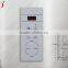 simple design shower room controller including control panel, transformer, fan, speaker.